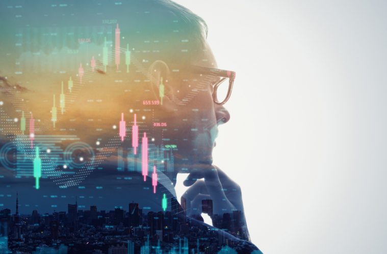 Image of business man thinking