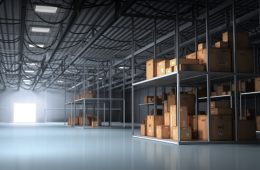 Image of warehouse. Inventory reduction.